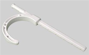  3" PVC  J HOOK 18243